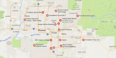 Peta dari Phoenix casino